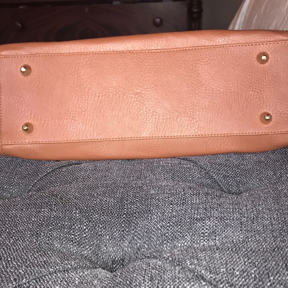 EUC Comsi:Comsa Faux Leather Zip Handbag,Caramel - Picture 5 of 5